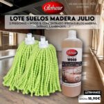 Lote para madera de fregonas y limpiador wood de Globasur