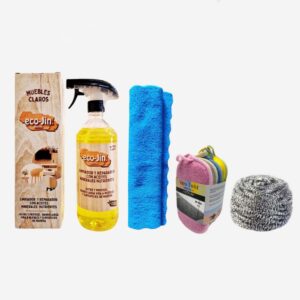 Pack Cuidado Madera Profesional Eco-jin - Maderas Claras y Oscuras