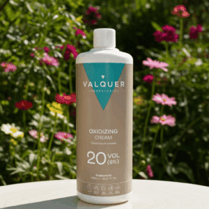 Botella de crema oxidante de Valquer