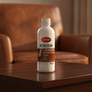 Nutricream de Globasur para reparar y limpiar madera, cuero y otras superficies